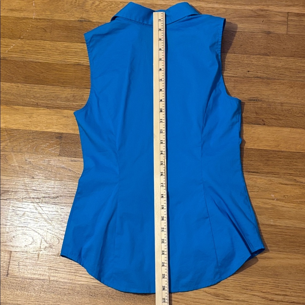 Express Blue Ruffle Blouse - S - Picture 7 of 7